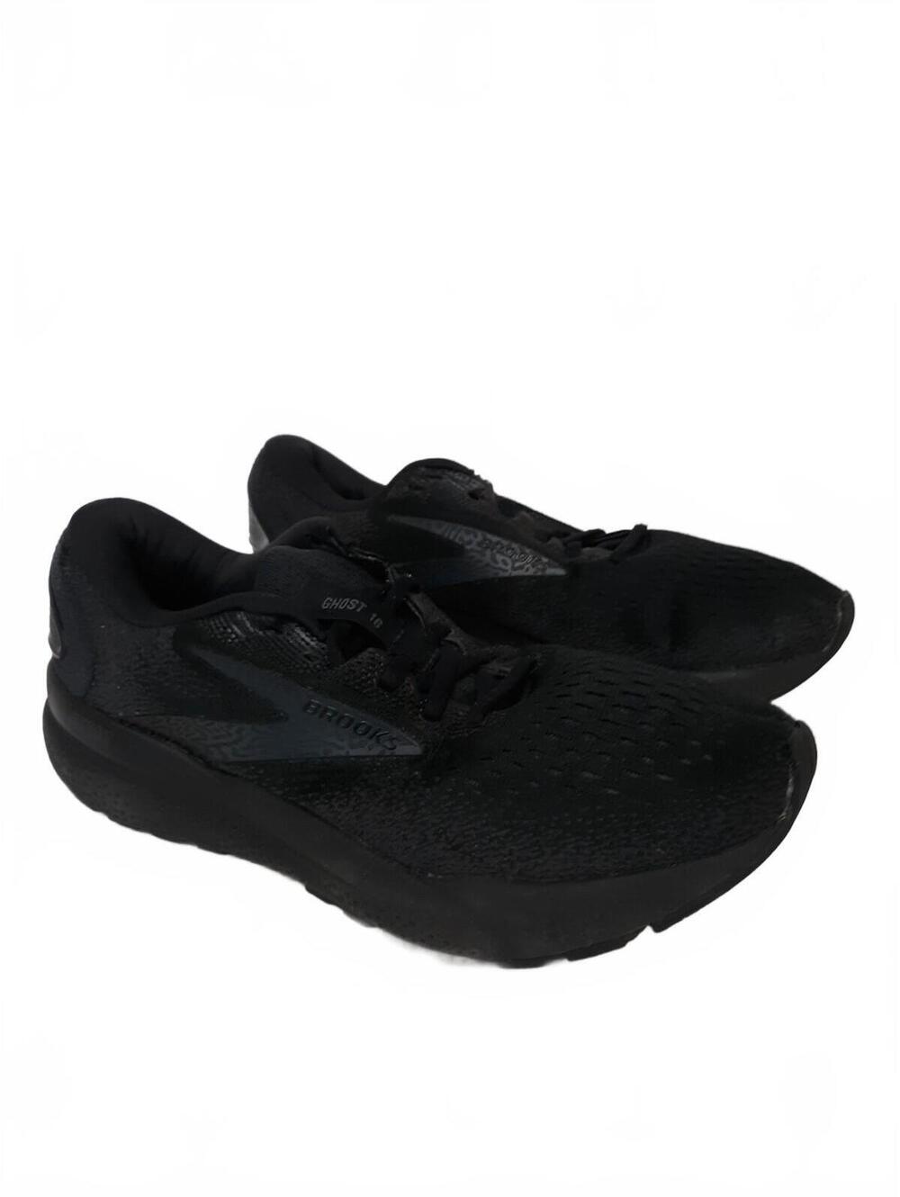Brooks Ghost 16 Black Running Shoes Womens 12 Narrow 2A